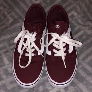 Burgundy Women’s Vans